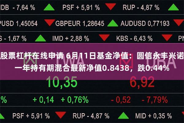 股票杠杆在线申请 6月11日基金净值：圆信永丰兴诺一年持有期混合最新净值0.8438，跌0.44%